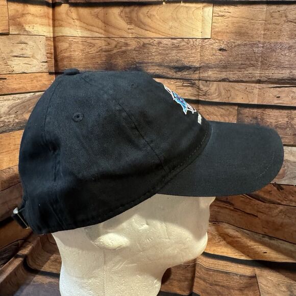 Super Bowl XLII Hat Cap Black Adjustable Strap Back NFL February 3, 2008 Cotton - Picture 2 of 8